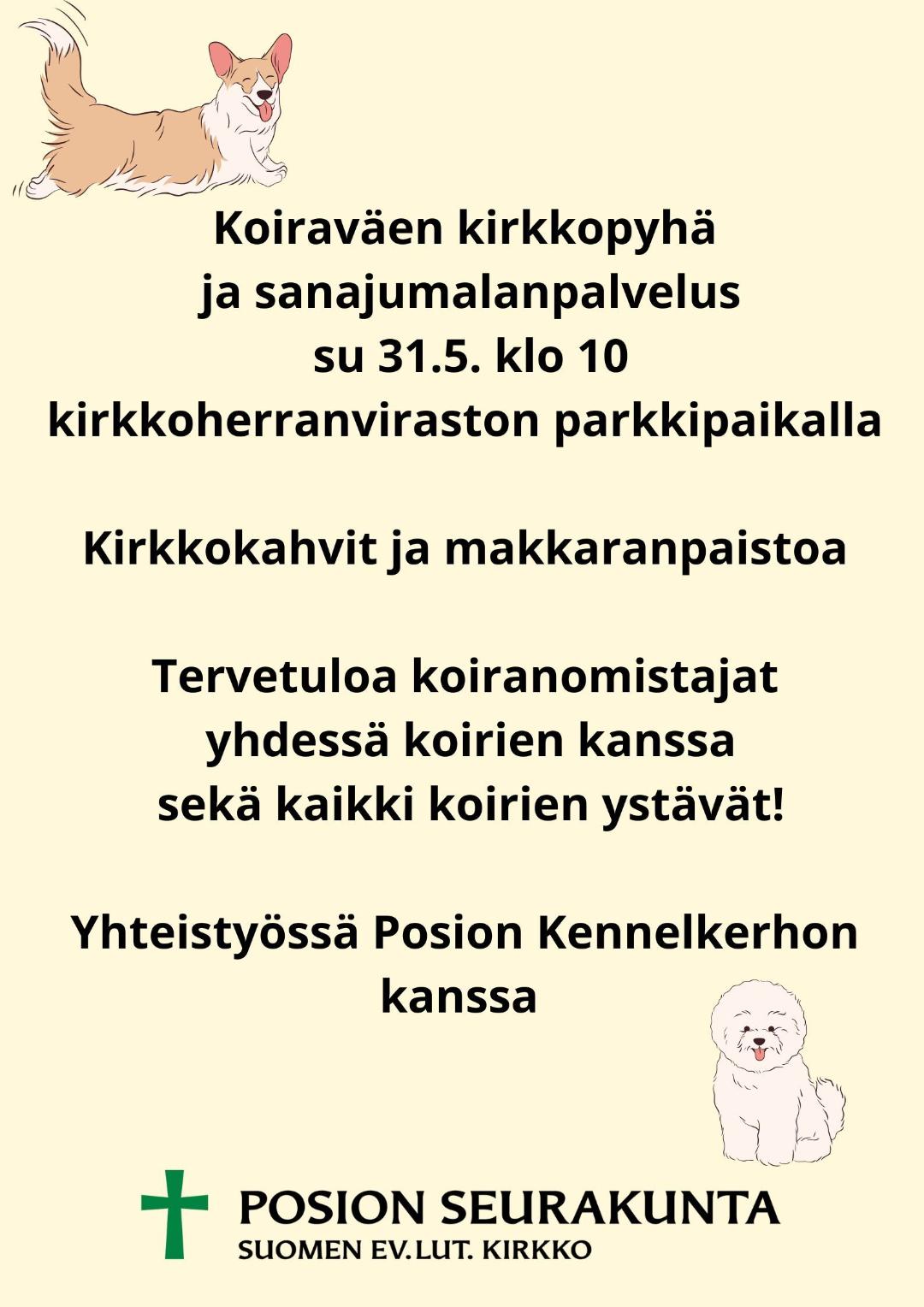 Koiraväen kirkkopyhä ja sanajumalanpalvelus